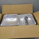 Large Full Size 16-Pcs Disposable Chaffing Buffet with-Covers, Utensils, Fuel Cans Premium Chafing Dish Set for Events, Parties, Catering