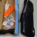 Portable Handheld Sewing Machine for Beginners - Mini Hand Held Sewing Machine for Adults - Small Cordless Stitching Machine for Home Travel Clothes DIY Fabric (Black)