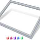 Upgraded WPW10443311 Freezer Door Gasket Compatible with Whirlpool Kenmore KitchenAid Refrigerator Freezer Door Seal Replacemnet W10443311 WRB329DMBM00 W10164032 PS11754806 Freezer Seal Replacement
