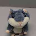 Kids Toddler Toys for Ages 2-4, Easter Basket Stuffers Talking Hamster Repeats What You Say,Kids Easter Gifts Interactive Plush Toy for Boys Girls for 2 3 4 5 6 Year Old Birthday Gift(Gray)