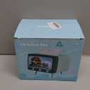 Jucaifu 2 in 1 Tissue Box Cover Holder for Bathroom Vanity Countertops, Adorable TV Shaped Square Toilet Paper Napkin Box Perfect for Kitchen Dining Room Bathroom Decor (Blue)