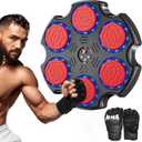 Music Boxing Machine, Boxing Wall Mount Machine for Kids Adult, Smart Boxing Traineing Machine with Boxing Gloves