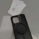 ESR for iPhone 13 Pro Case with Stand, 23 ft Military-Grade Drop Protection Heavy Duty Magnetic Phone Case, Compatible with MagSafe Accessories, Cyber Series, Black