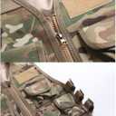 AZB Kids Tactical Vest Adjustable Lightweight Airsoft Paintball Vest for Games or Training