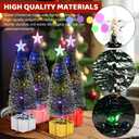 4Pcs Mini Christmas Tree with Lights, Tabletop Christmas Tree, Christ mas Decor Indoor, for Christ mas Decorations Indoor Xmas Holiday Party