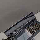 Cobalt Drill Bit Set - 115Pcs M35 High Speed Steel Bits for Hardened Metals, Stainless Steel, Cast Iron and Wooden Plastics, with Metal Index Storage Box,1/16"-1/2", A-Z, #1-#60