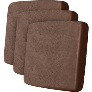 ANARACHON Leather Look Couch Cushion Covers Sofa Seat Slipcovers Sets Couches Furniture Protector for Sectional Armchair Loveseat Pets Kids Stretch Spandex Fabric (3 Cushion Sofa, Brown)
