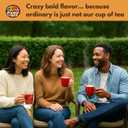 Crazy Cups Mango Twist Herbal Tea Pods, 22 Count | Caffeine Free, Kosher Certified, Fruity Tropical Chamomile Blend with Ginger & Hibiscus, K Cup Compatible, Vegan, Gluten Free Herbal Tea