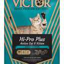 VICTOR Hi-Pro Plus Dry Cat Food - Active Adult Cat and Kitten, 15 lb, BBD 04/10/2027
