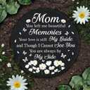 Memorial Gifts for Loss of Mom, Sympathy Gifts for Loss of Mother, Memorial Garden Stones for Mom, Garden Stone Memory Mother on Christmas