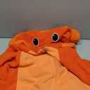 Funziez! Adult Onesie Halloween Costume Animal Dinosaur Shark Unisex Plush One Piece Cosplay Suit for Adults, Men and Women (Small, Triceratops Orange)