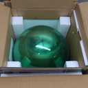 Alpine Corporation 10" Diameter Indoor Outdoor Glass Gazing Globe Garden Decor, Purple