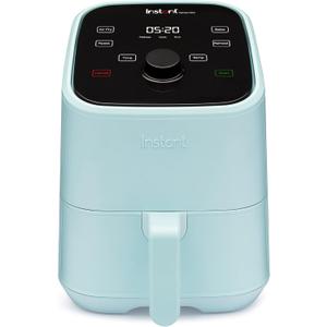 Instant Pot Vortex 2QT Mini Air Fryer,Small Air fryer that Crisps,Reheats, Bakes,Roasts for Quick Easy Meals,Includes over 100 In-App Recipes, is Dishwasher-Safe, from the Makers of Instant Pot, Aqua