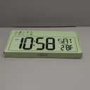 XREXS 16.5 in Large Display Wall Clock with Temperature/Date/Week, LED Big Digital Timer Clock with Remote Control, Alarm Clock for Home and Office, Auto-dimming