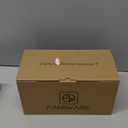 famiware Star Soy Sauce Dish Ceramic Dipping Bowls Set of 6, 4 oz Individual Dip Sauce Cups/Bowls/Dishes/Plates, Small Serving Bowl for Side Dishes, Dessert, Ice Cream, Condiments - Cappuccino White