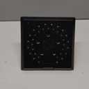 Delta 5-Setting Matte Black Shower Head with H2Okinetic Spray, 6 Inch Square Shower Head, Showerheads, 1.75 GPM Flow Rate, Matte Black 52664-BL
