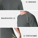 TACVASEN Men's Rashguard Shirts Short Sleeve UPF 50+ Sun Protection SPF T-Shirt Quick Dry Fishing Swim Athletic Tops (Gray, XL)