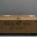 MALACASA 24 OZ Cereal Bowls, Porcelain Soup Oatmeal Bowls Set of 6, Kitchen Ceramic Serving Bowl, Dishwasher Microwave Oven Safe, White, Series LUNA