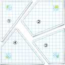 Jutom Quilting Templates Set Acrylic Cutting Templates for Quilting Sewing Machine Ruler DIY Hand Patchwork Stencils for Cutting Patterns