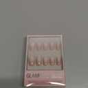 Glamnetic Press On Nails - Creamer | UV Finish Neutral Ombre Short Round Fake Nails, Salon Quality | 15 Sizes - 30 Nail Kit with Glue