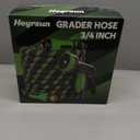 NON-EXPANDABLE Garden Hose 25 FT, Heavy Duty Steel Metal Flexible Water Hose with 10-Function Spray Nozzle, Durable Fabric Skin, No Kinks & Leak-Proof with Upgraded Handle