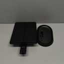 deweisn Trifold Lighted Vanity Makeup Mirror with 21 LEDs Lights,1x/2x/3x Magnification and Touch Screen Dimming,Two Power Supplies Makeup Mirror, Gift for Women (Black)