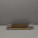 LazBlinds No Tools No Drill Cordless Bamboo Roman Shades, Privacy Window Treatment, Roll Up Bamboo Blinds for Windows 22'' W x 64'' H, Driftwood