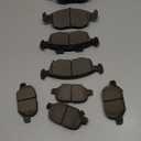 D1273 D1326 Front Rear Ceramic Brake Pads Sets Fit For Chrysler Town & Country 08-12,For Dodge Grand Caravan 08-12,For Dodge Journey 09-13,For Ram C/V 12,For VW For Routan 09-12