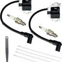 YAMAKATO 21171-0743 Ignition Coil for Kawasaki John Deere X300 Toro Zero Turn with FR651V FR691V FX751V FX801V FX850V FR600V Lwnmower Engies, Armature Magneto 21171-0711 21171-0738 21171-7041