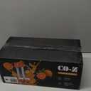 CO-Z Manual Citrus Juicer, Heavy-Duty Manual Juicer with Conical & Flat Pressure Plates, Professional Lemon Squeezer for Orange Pom Lime Lemon Juice, Dishwasher Safe Orange Juice Press, Gray