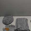 Winter Beanie Hat Scarf Gloves Set for Women, Slouchy Beanie Long Scarf Touchscreen Gloves, Warm 3 in 1 Christmas Gift Set (Multicolor-04)