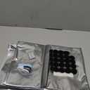 Cuttable Blackout Shades Fabric Sheet, Blackout Curtains for Bedroom, Portable 100% Black Out Window Cover Film, No Drill Window Blinds, Sun Heat Light Blocker for Travel Media Dorm, 57'' W