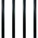 QLLY 32 inch Adjustable Tall Metal Desk Legs, Office Table Furniture Leg Set, Set of 4 (Black)