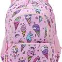 CLUCI Kids Backpack for Girls Bookbags Preschool Backpack Toddler Daycare School Bag Elementary Kindergarten Lightweight Waterproof Pink Unicorn