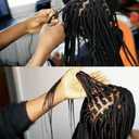 Braiding Hair 24 Inch 6 Packs Black Kanekalon High Temperature Resistance Synthetic Jumbo Bohemian Braids Long Crochet Hair Extensions Soft Yaki Texture for Black Women