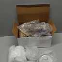 Tioncy 4 Pack (over 3.86 Inches) Heavy Glass Fermentation Weights with Grooved Handle for Large Wide Mouth Gallon Mason Jars Canning Supplies Pickling Weights for Brewing Fermented Foods