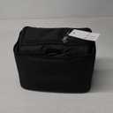 NCVI Breastmilk Cooler Bag with 2 Ice Pack, Breast Pump Bag with Cooler Fits 6 Bottles, Double Layer Breast Milk Travel Bag Baby Bottle, for Travel, Nursing Mom Daycare, Work, Picnic (Black)