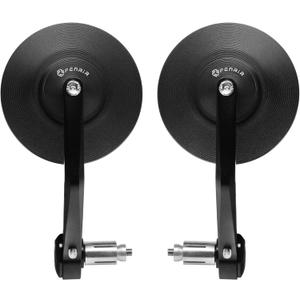 FENRIR Motorcycle bar end mirror for SV650 Rebel1100 CB1000R CB650R CB300R XSR700 XSR900 Z650RS Z900RS Vulcan S RnineT R18 Monster Scrambler Vitpilen Svartpilen V7 V9 Trident660 Speed Twin Bonneville (801-0378)