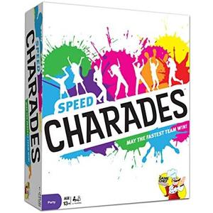 Speed Charades Party Game - Charades Board Game - Includes 1400 Charades - Perfect for Groups and Family Game Nights