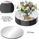 Seelenruhe 10" Round Mirrors for Centerpieces for Tables, Round Mirrors Trays Plates for Centerpieces, Wedding Decorations, Baby Shower Party, Christmas Decorations, 2mm, 12 PCS