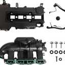 Engine Valve Cover & Intake Manifold Kit Fit for Chevy Cruze 1.4L 2012-2015, Fit for Chevy Sonic Trax 1.4L 2013-2019, Fit for Buick Encore 1.4L 2013-2019, OE# 615-380 264-968 25200449 25198874