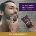 Just for Men Control GX + THK Thickening Beard Wash with Grey Reduction, Alpha Keratin Helps Beard Growth, Thickens Hair Up to 20%, Works with Every Hair Texture, 4 oz