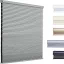 Custom Color-Matched 1.5" Cordless Cellular Shades for Indoor Windows & Doors, Privacy Cordless Cellular Shades for Indoor Windows, Insulated Honeycomb Blinds, Noise Reduced Honeycomb Blinds