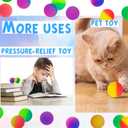 50Pcs 32mm Bouncy Balls for Kids,Rubber High Bouncy Balls,Bright Assorted Multicolor Bouncing Balls for Boys Girls,Kids Party Favors Gifts,School Carnival Prizes