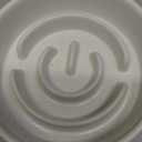 MOPANG Ceramic Slow Feeder Dog Bowls, 0.6 Cup Slow Feeder for Small Dogs and Cats, Puzzle Maze Bowl, Prevents Choking, 6in, White