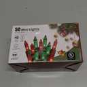 Green Red Christmas Lights Decoration 59 Mini Lights  UL Certified Mini Bulb String Lights for Outdoor Christmas Tree Garden Patio Wedding Decor