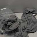 H.VERSAILTEX 3 Piece Stretch Sofa Covers for 2 Cushion Sofa Couch Covers for Living Room Furniture Cover (Base Cover Plus 2 Seat Cushion Covers) Thicker Jacquard Fabric(Large Sofa, Grey) (Medium-XL)