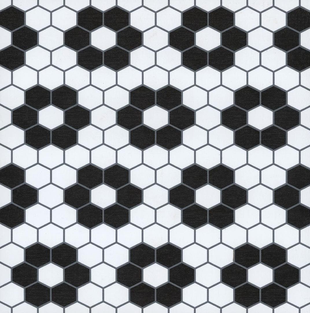 FloorPops Black Biscotto Peel & Stick Floor Tiles, FP3931 (12"L x 12"W x 0.06"T)