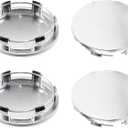 4Pcs Wheel Center Caps for 2005-2013 GMC Wheel Rim, Compatible with Sierra/Yukon/Denali Hub Caps, Chrome Outer 83mm(3.27in) Inner 76.4mm(3in)