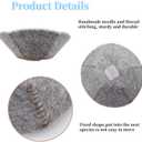 2 x 2 Pcs Canary Finch Nesting Wool Felt Pads with 4 Kinds Natural Mixing Bird Nesting Materials for Bird,Bird Nesting Material for Budgie,Parrot,Finche,Canaries,Other Birds